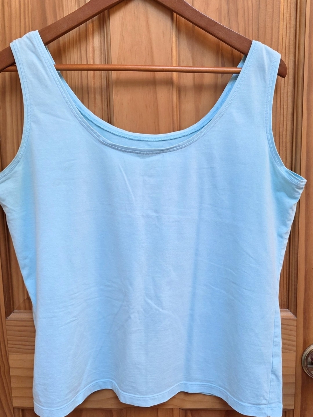 Talbots Light Blue Scoop Neck Tank